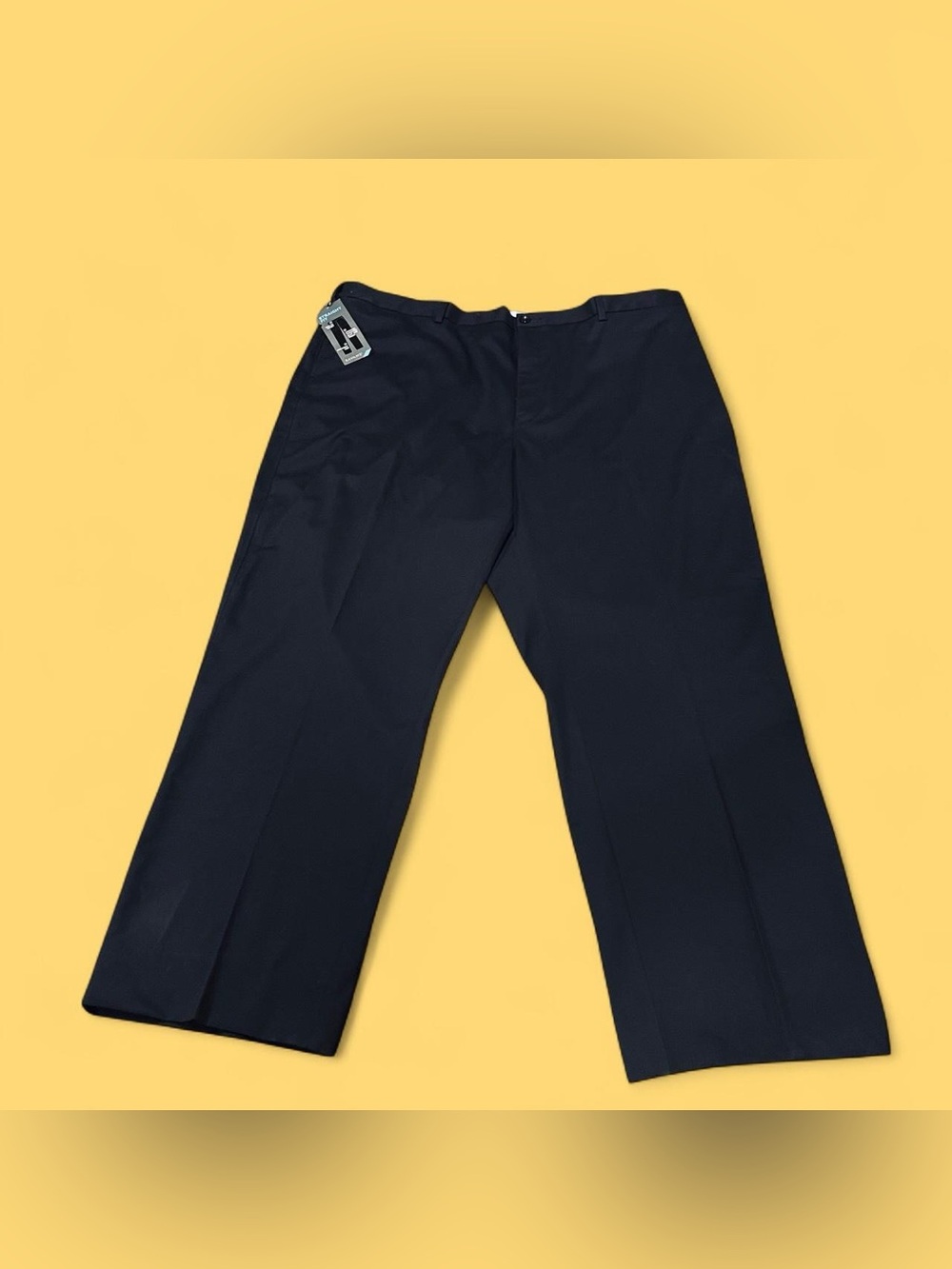 Savane Ultimate Performance Chino Pants 48x34 Black Expandable Waist NWT - Picture 2 of 6